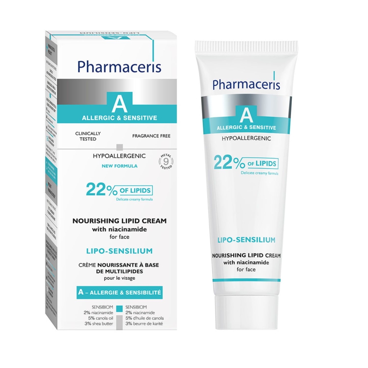 PHARMACERIS A LIPO-SENSILIUM NÄOKREEM TOITEV 50ML - Tootepilt