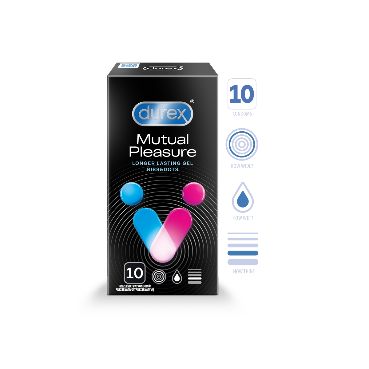 DUREX KONDOOMID MUTUAL PLEASURE N10 - Tootepilt
