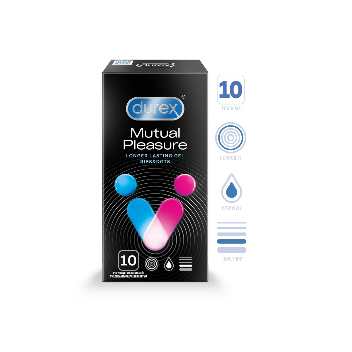 DUREX KONDOOMID MUTUAL PLEASURE N10 - Tootepilt