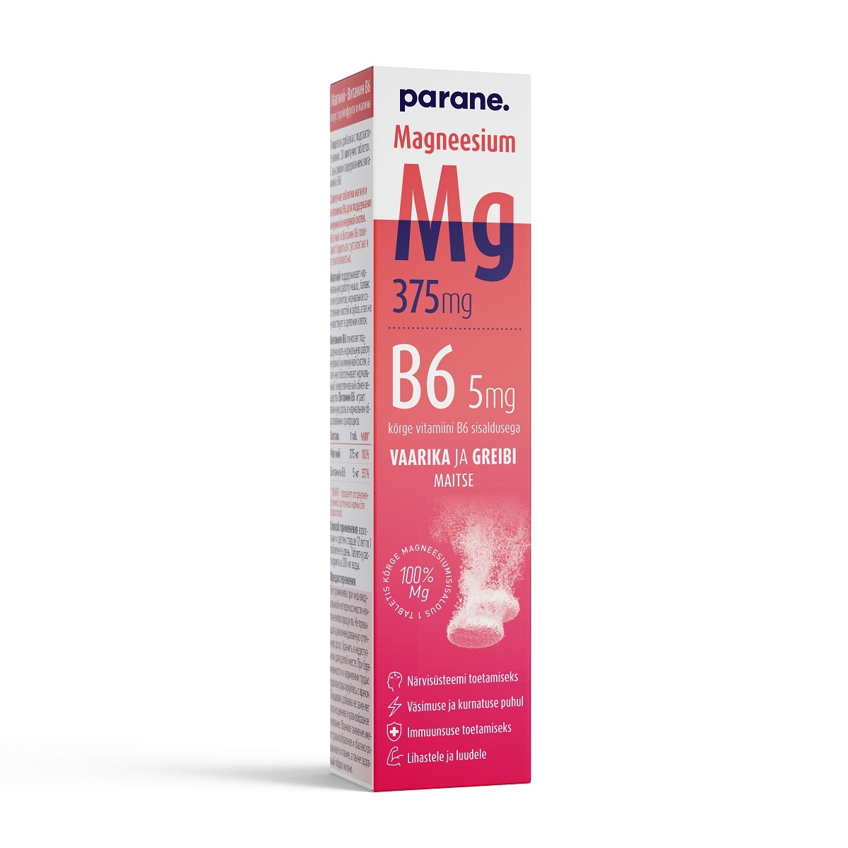 MAGNEESIUM 375MG+B6 5MG N20 - Tootepilt