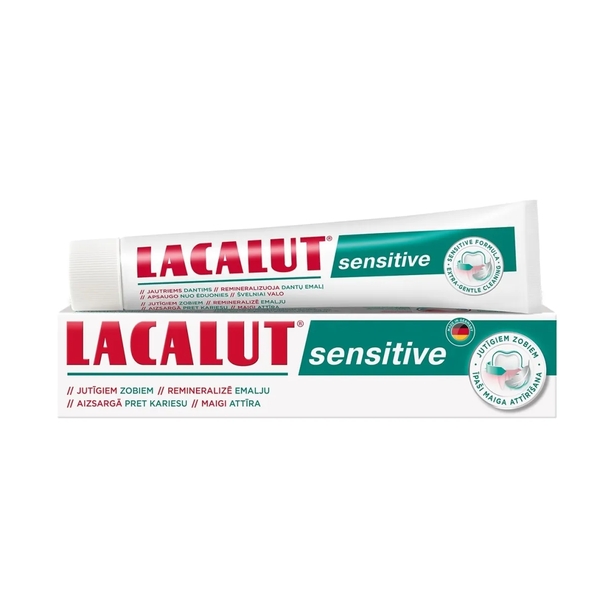 LACALUT HAMBAPASTA SENSITIVE 75ML UUS - Tootepilt
