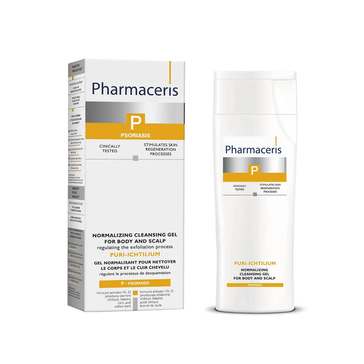 PHARMACERIS P PURI-ICHTILIUM PUHASTUSGEEL RAHUSTAV 250ML - Tootepilt