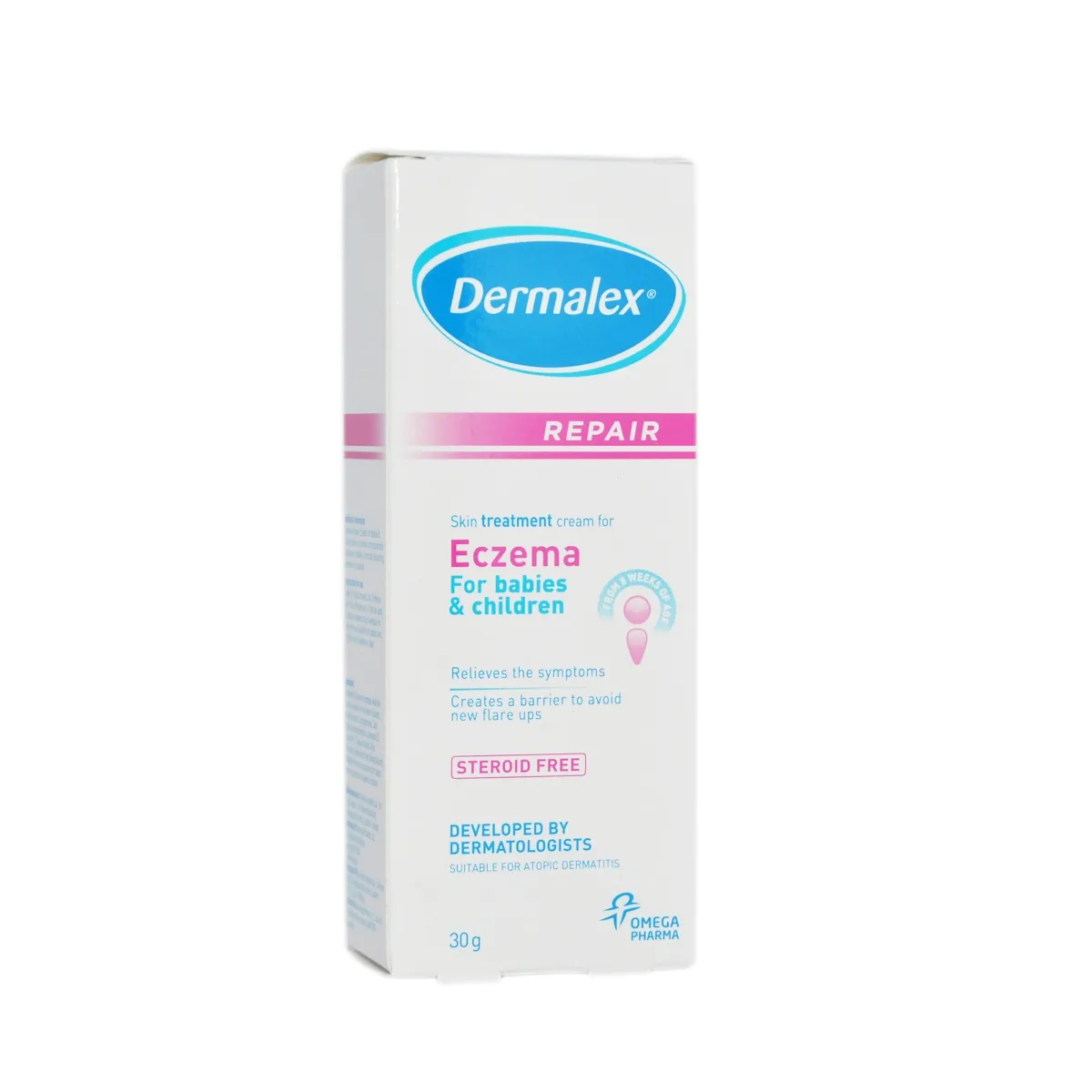 DERMALEX REPAIR IMIKUTE JA LASTE EKSEEMI KREEM 30G - Tootepilt