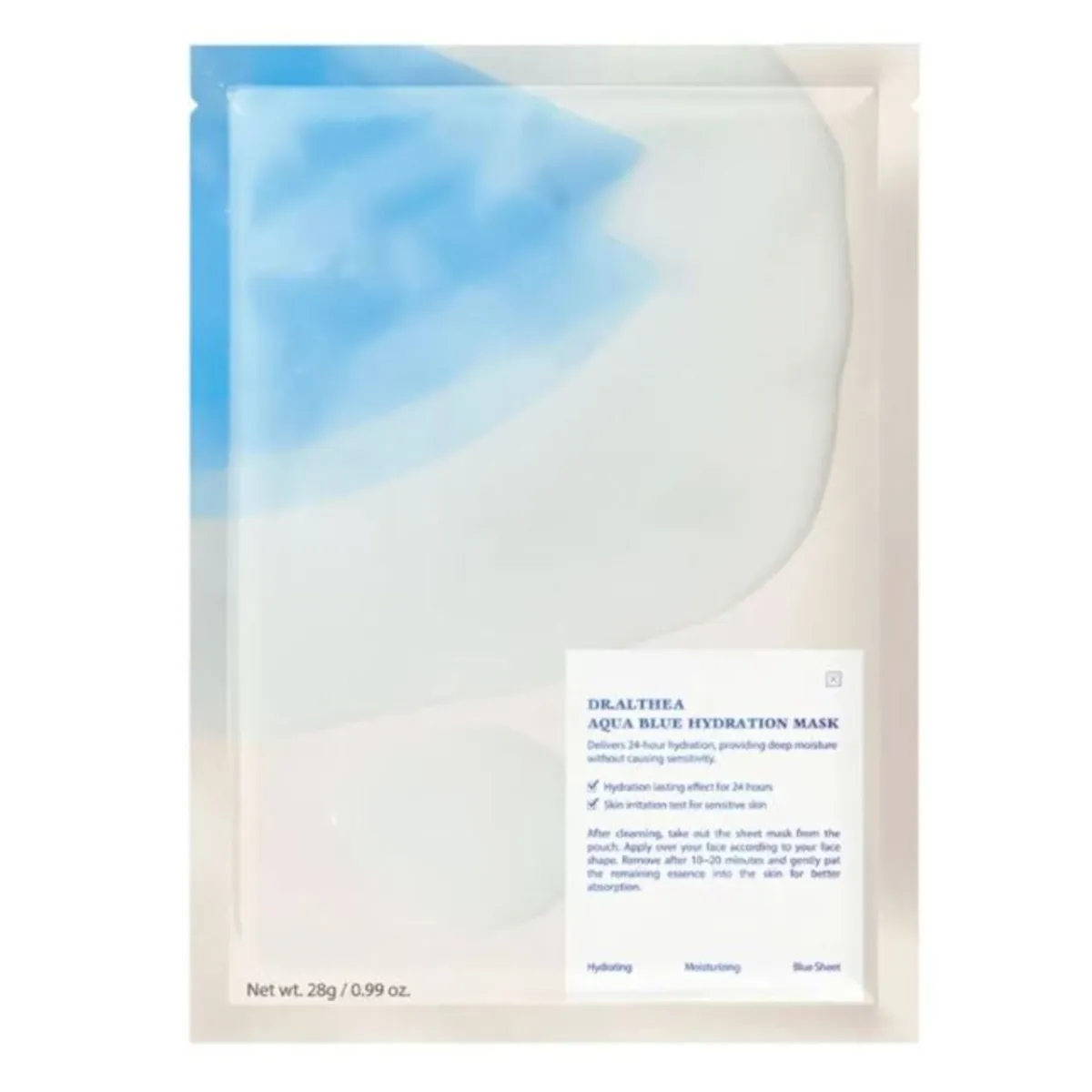 DR. ALTHEA AQUA BLUE HYDRATION NIISUTAV NÄOMASK 28G - Tootepilt