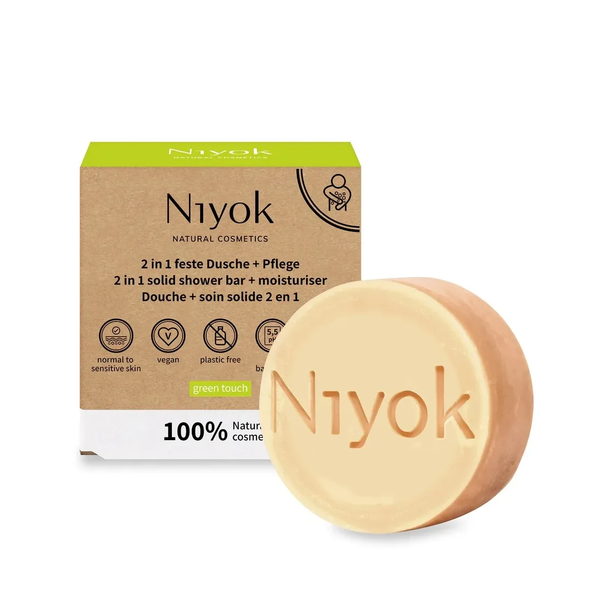 NIYOK TAHKE DUSHIGEEL+NIISUTAJA GREEN TOUCH 80G - Tootepilt