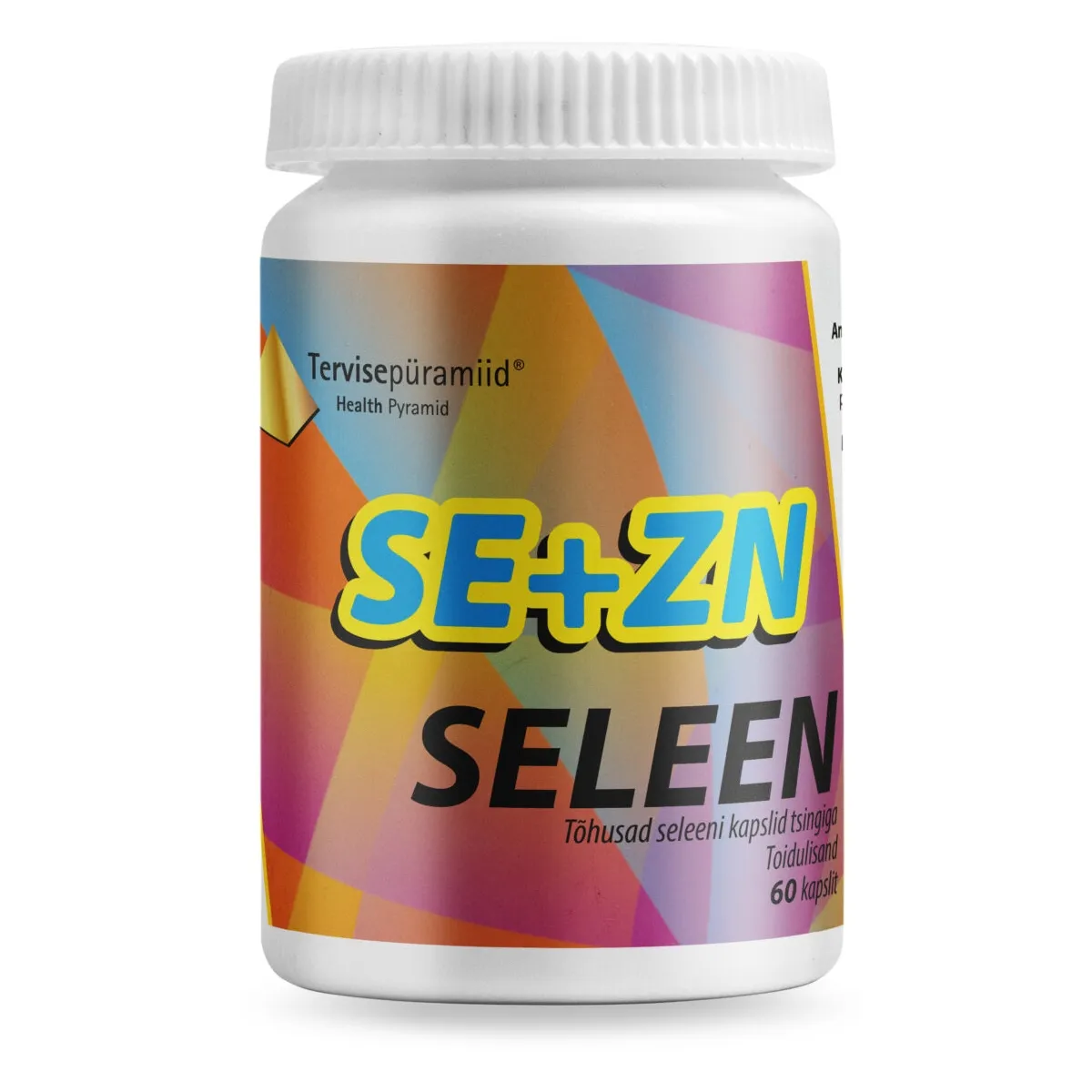 TERVISEPÜRAMIID SELEEN KAPSLID N60 - Tootepilt