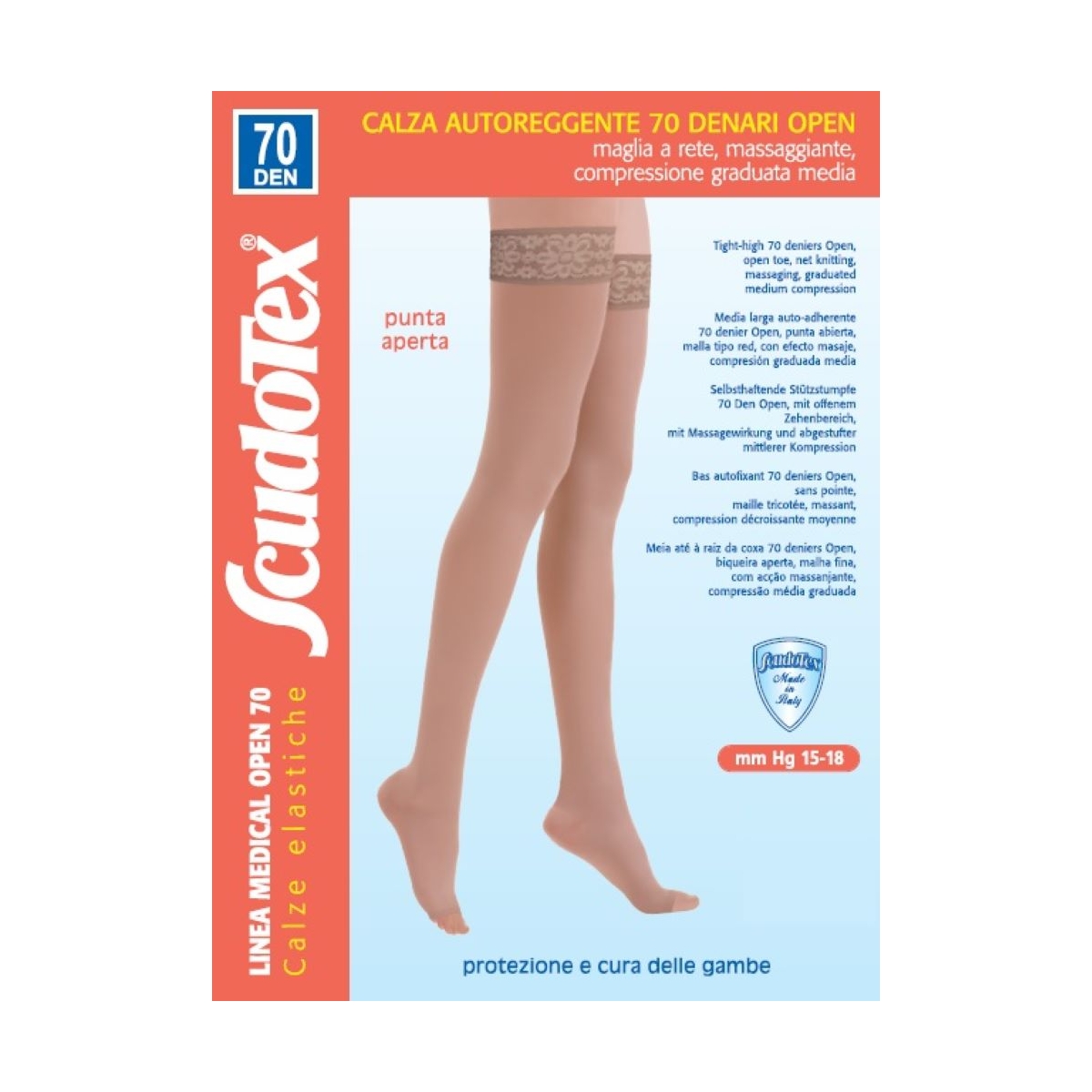 SCUDOTEX SUKAD AVATUD VARBAOSA 70DEN T3 NATURE - Tootepilt