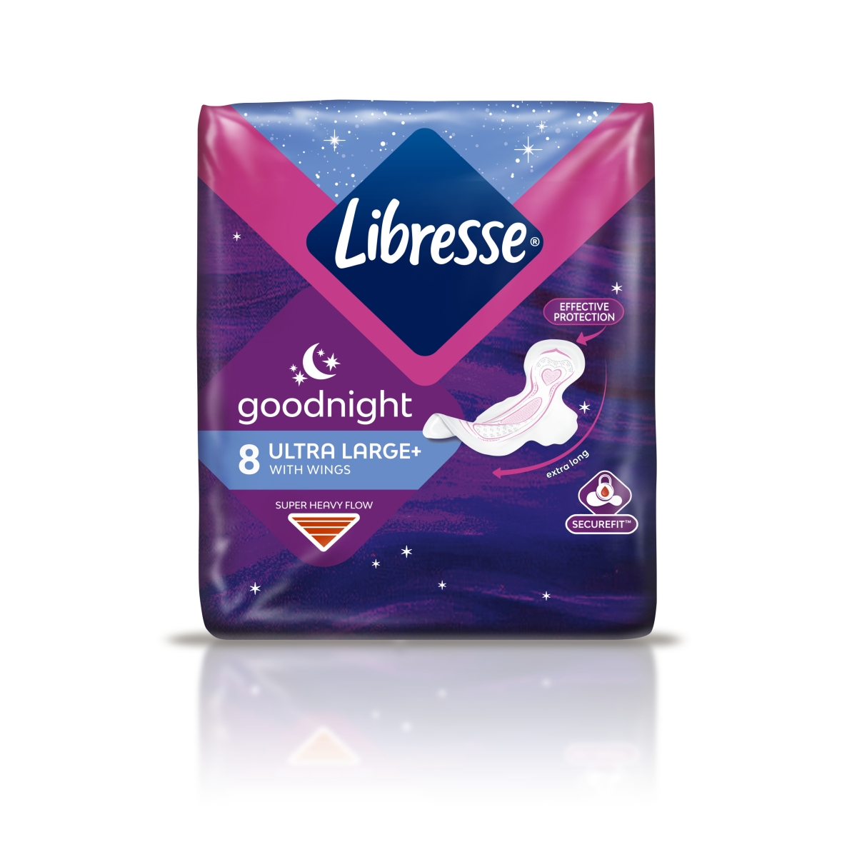 LIBRESSE HÜG SIDE ULTRA THIN GOODNIGHT WINGS N8 - Tootepilt
