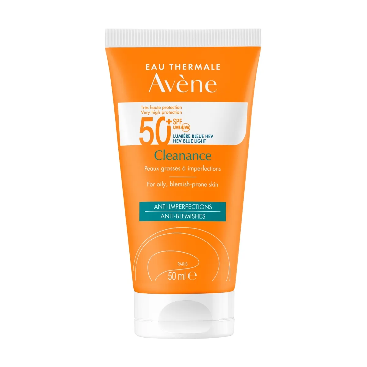 AVENE CLEANANCE SUN PÄIKESEKAITSEEMULSIOON SPF50+ 50ML - Tootepilt 1
