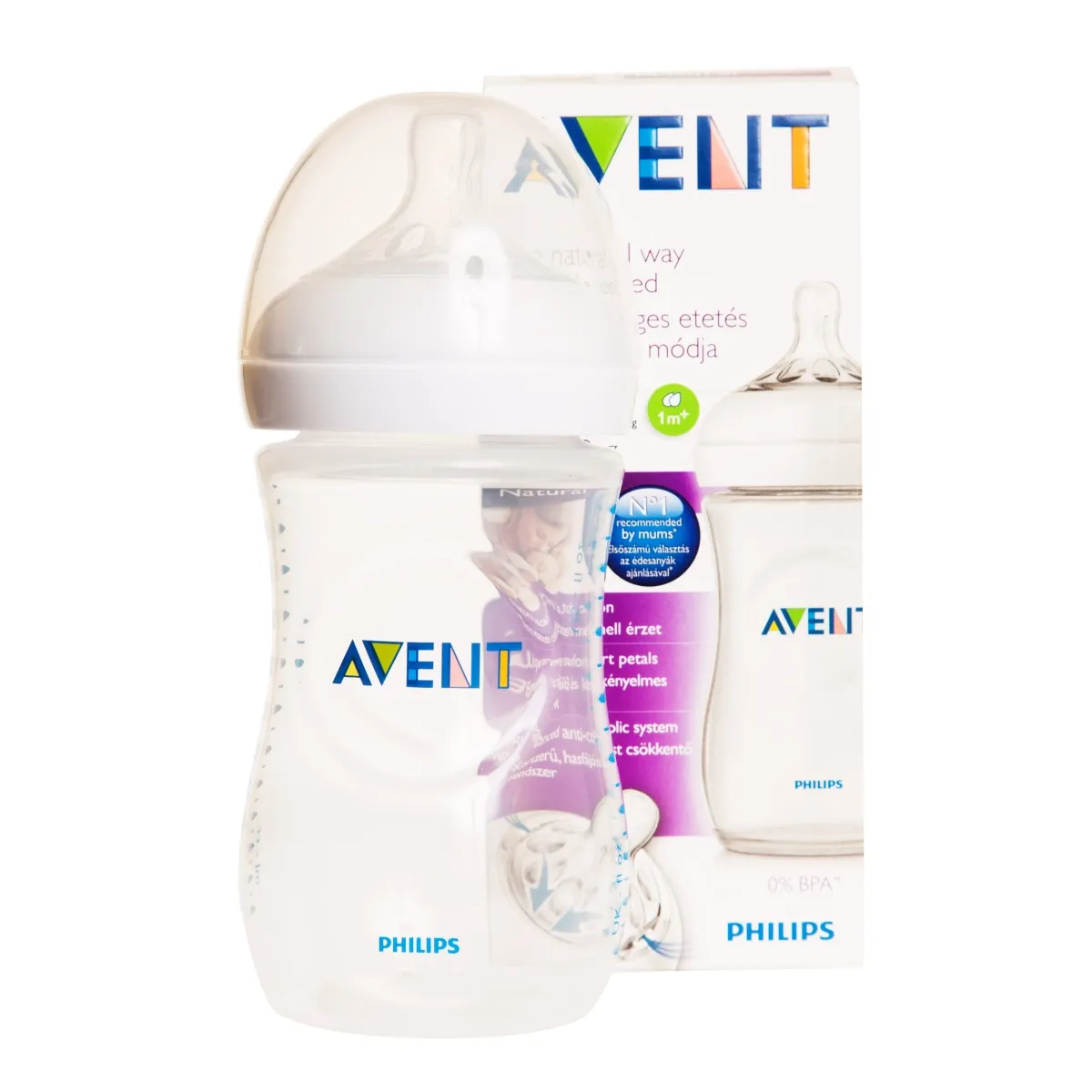 AVENT TOITMISPUDEL NATURAL (SILIK) 260ML - Tootepilt