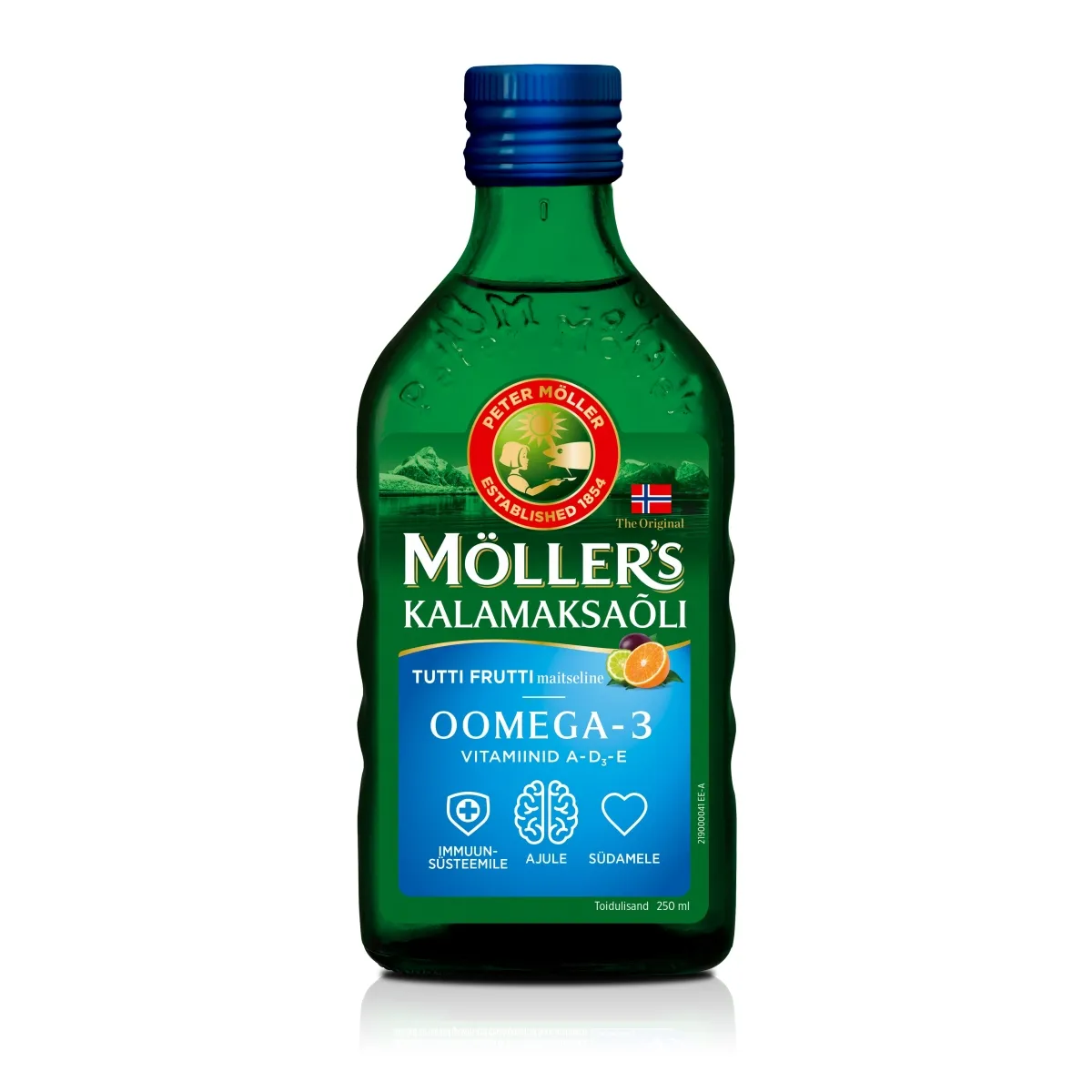 MÖLLERI KALAMAKSAÕLI (TUTTI-FRUTTI) 250ML - Tootepilt