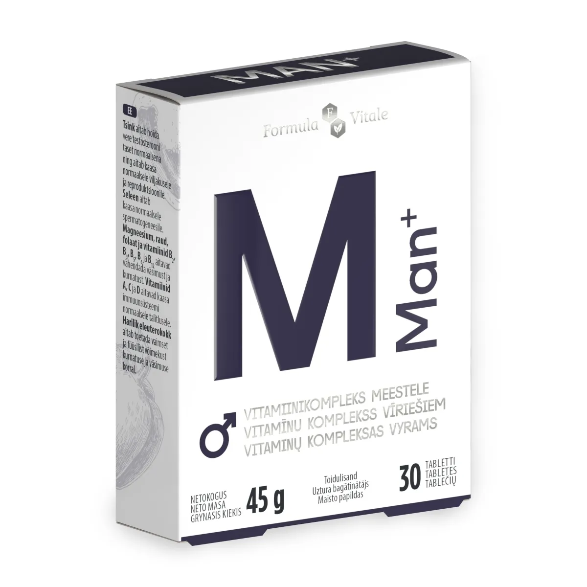 FORMULA VITALE MAN+ TBL N30 - Tootepilt
