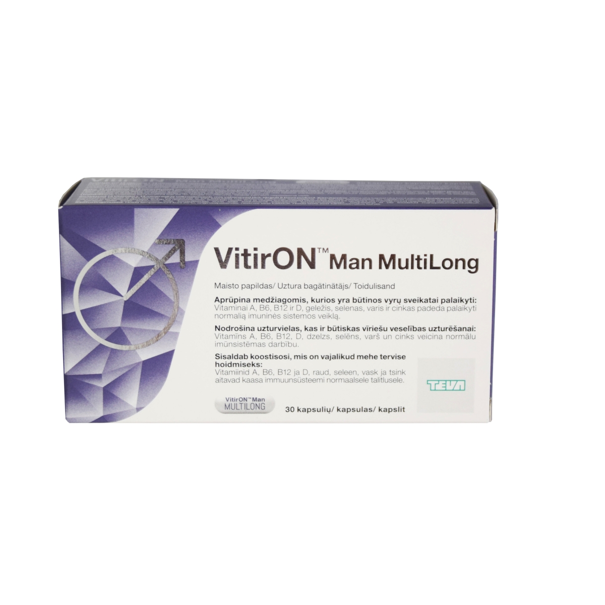 VITIRON MAN MULTILONG KAPSEL N30 - Tootepilt