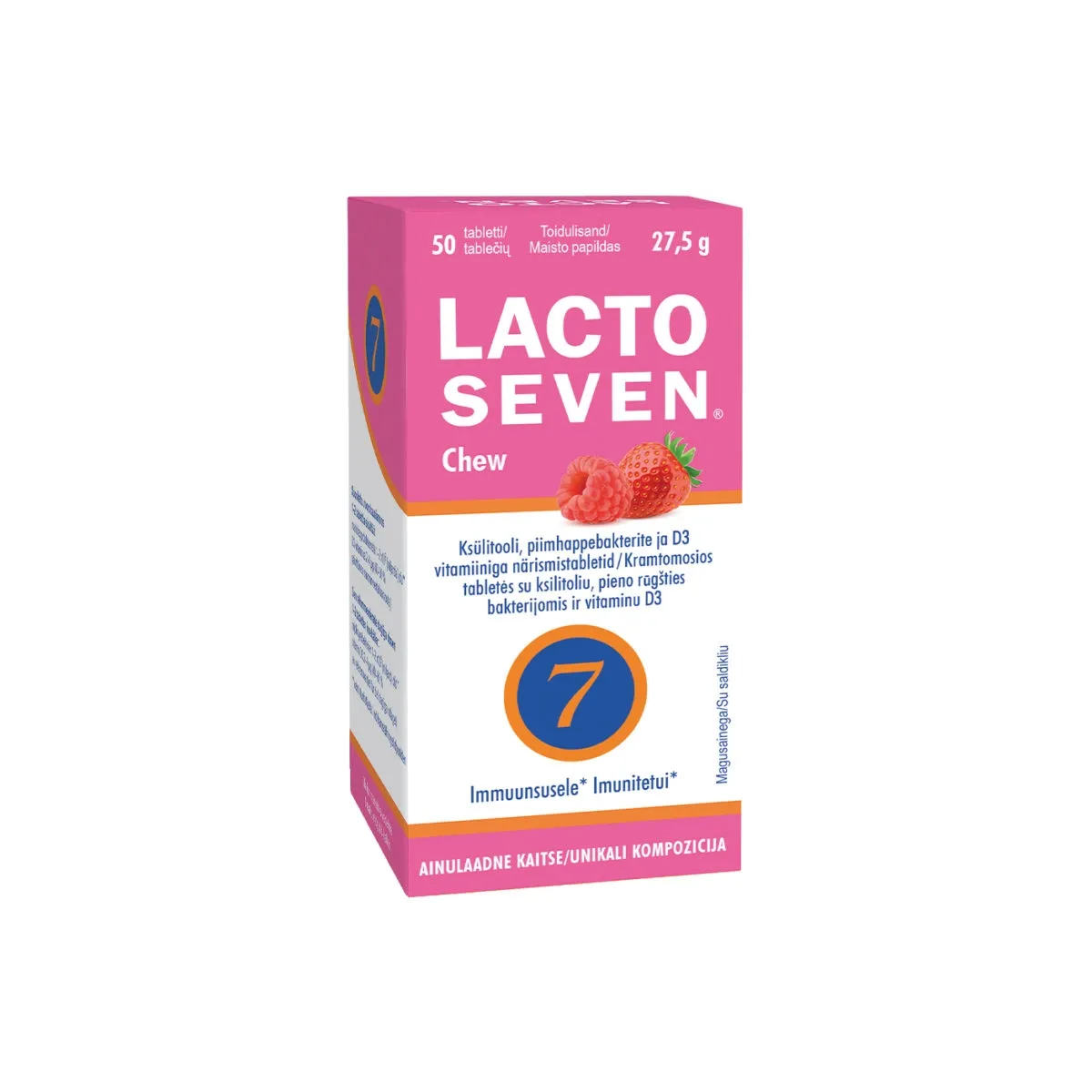 LACTOSEVEN CHEW NÄRIMISTBL N50 - Tootepilt
