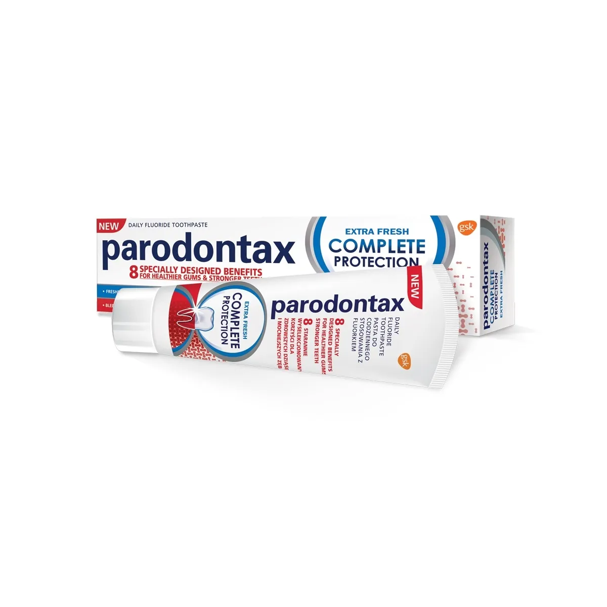 PARODONTAX COMPLETE PROTECTION EXTRA FRESH HAMBAPASTA 75ML - Tootepilt