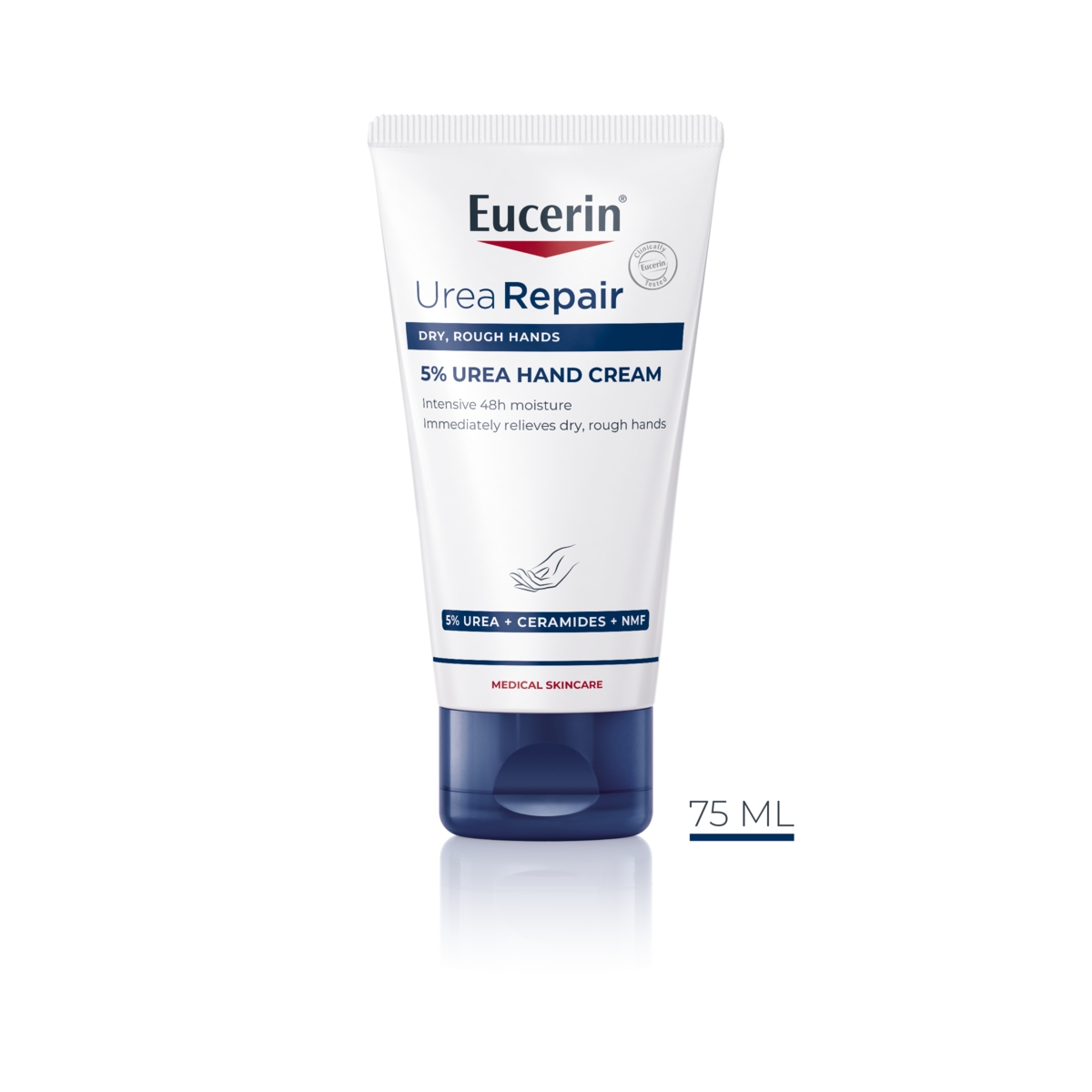 EUCERIN UREAREPAIR KÄTEKREEM 5% UREA 75ML - Tootepilt