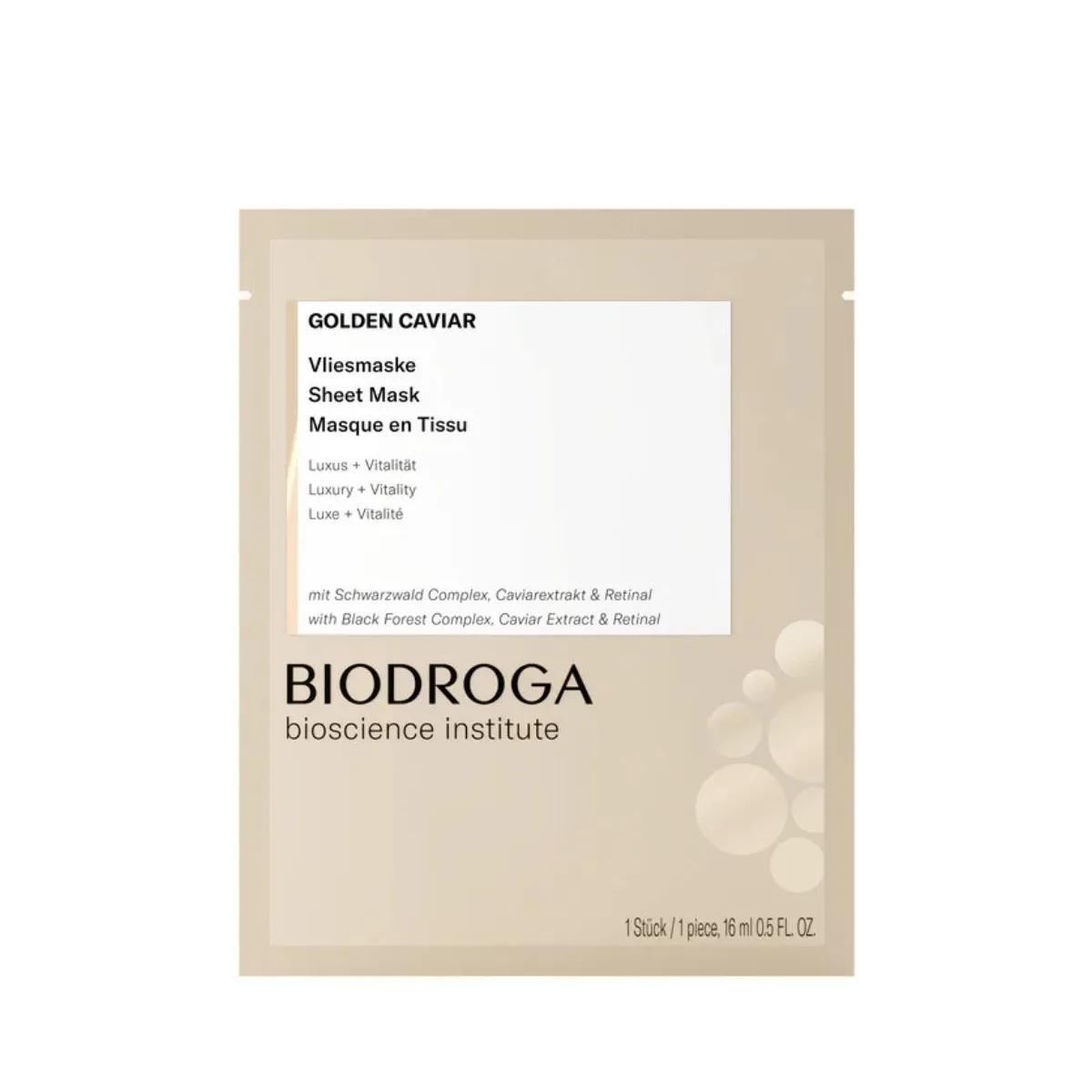 BIODROGA GOLDEN CAVIAR KANGASMASK - Tootepilt