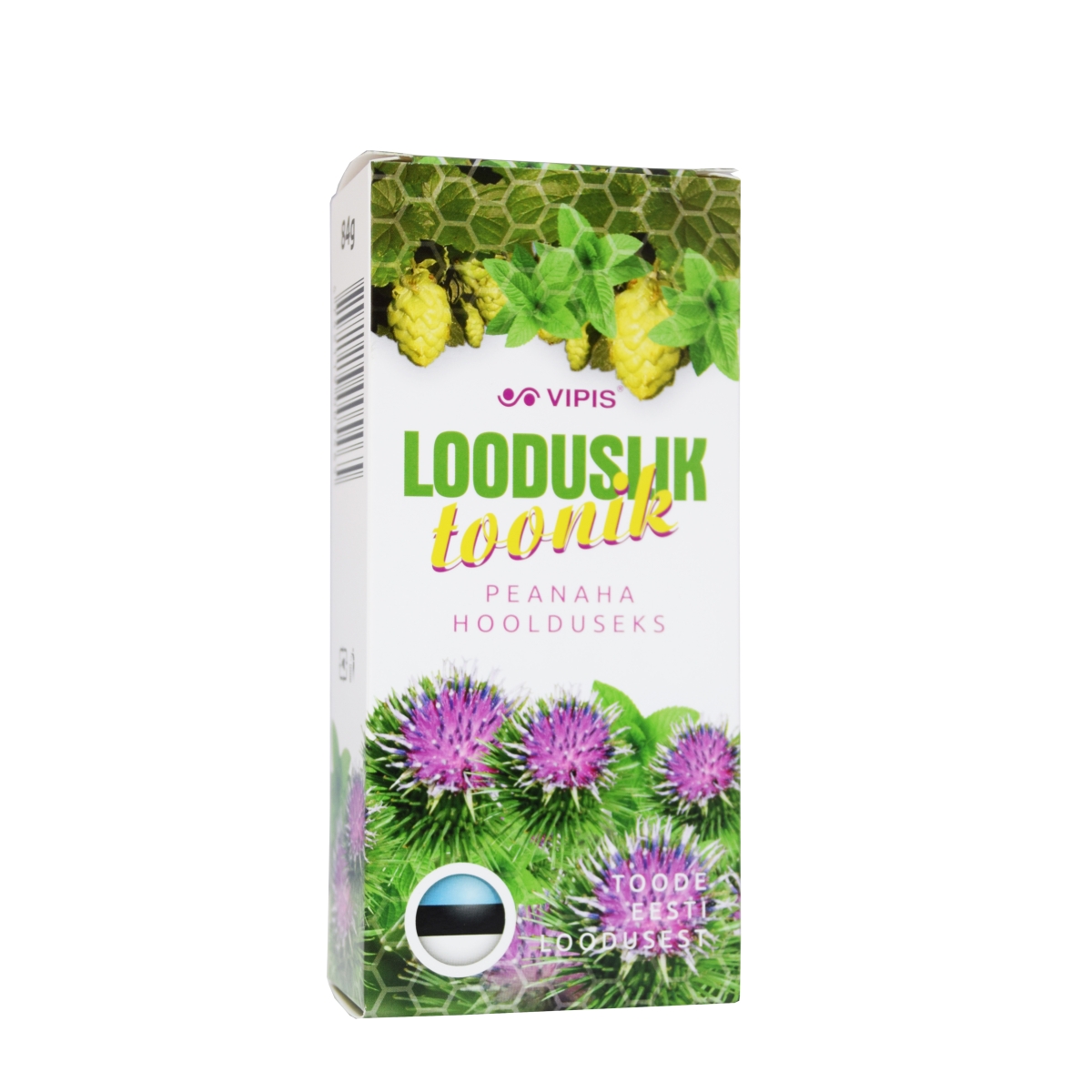 VIPIS LOODUSLIK TOONIK PEANAHA HOOLDUSEKS 84G - Tootepilt