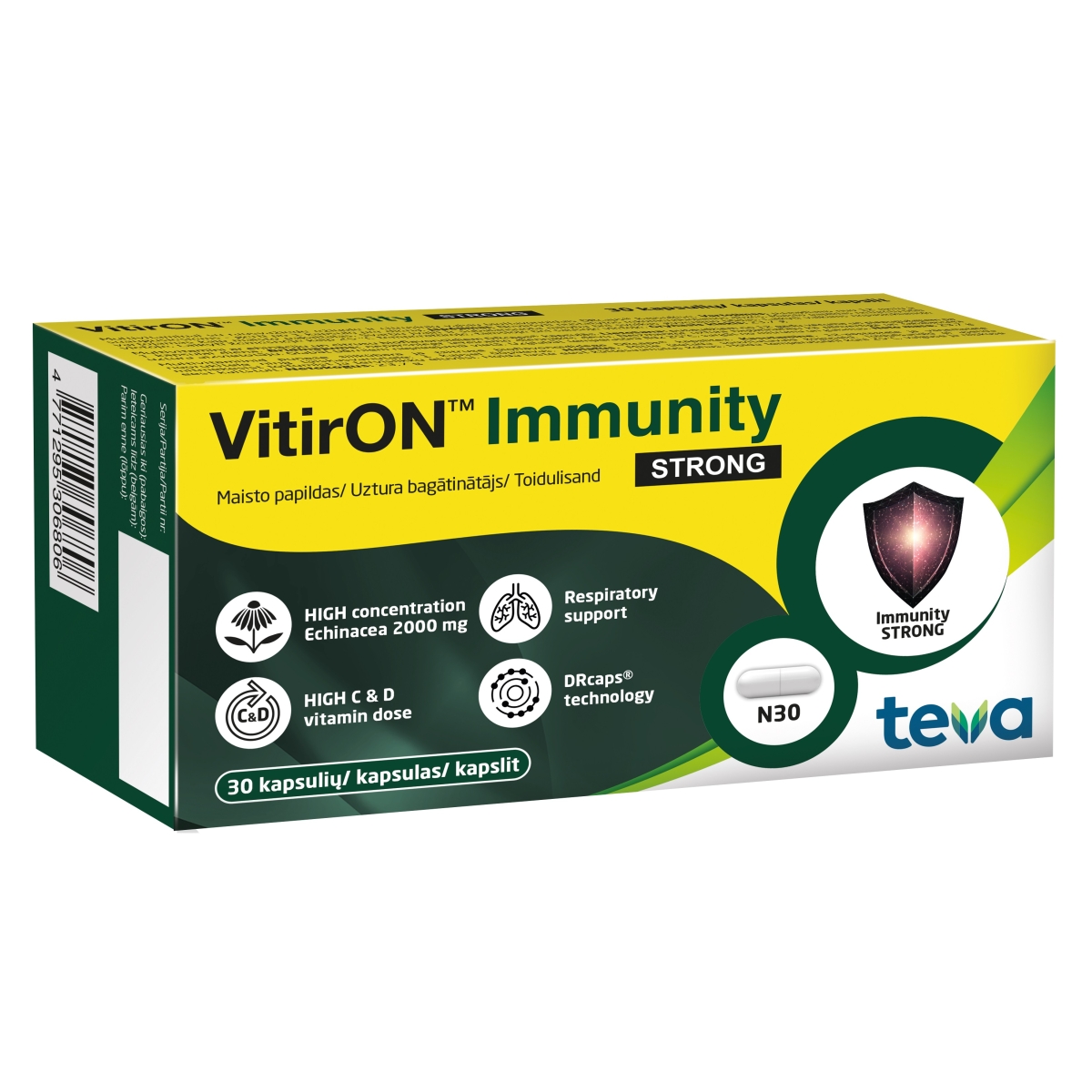 VITIRON IMMUNITY STRONG KAPSLID N30 - Tootepilt