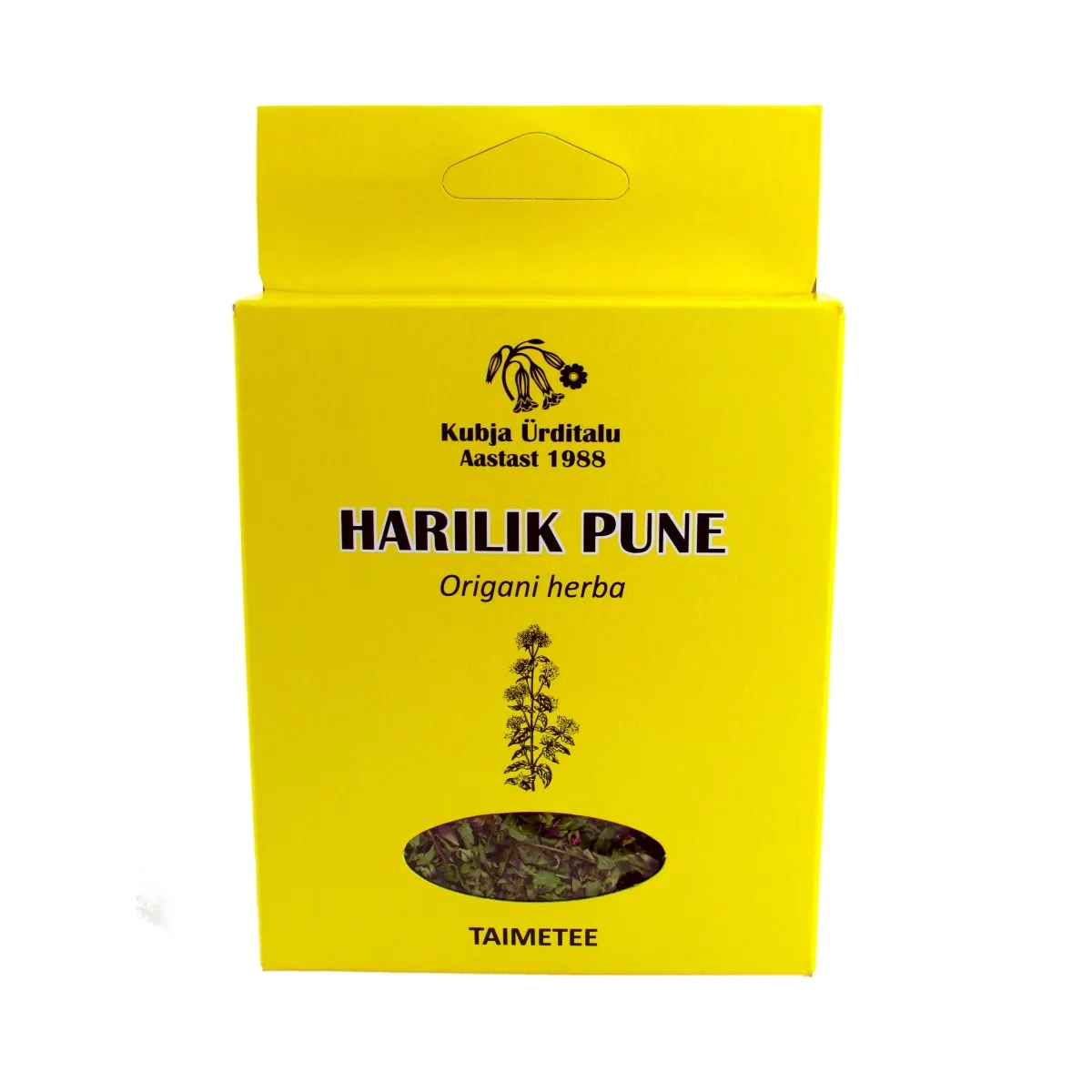 KUBJA PUNE ÜRT (ORIGANI HERBA) 15G (KARP) - Tootepilt