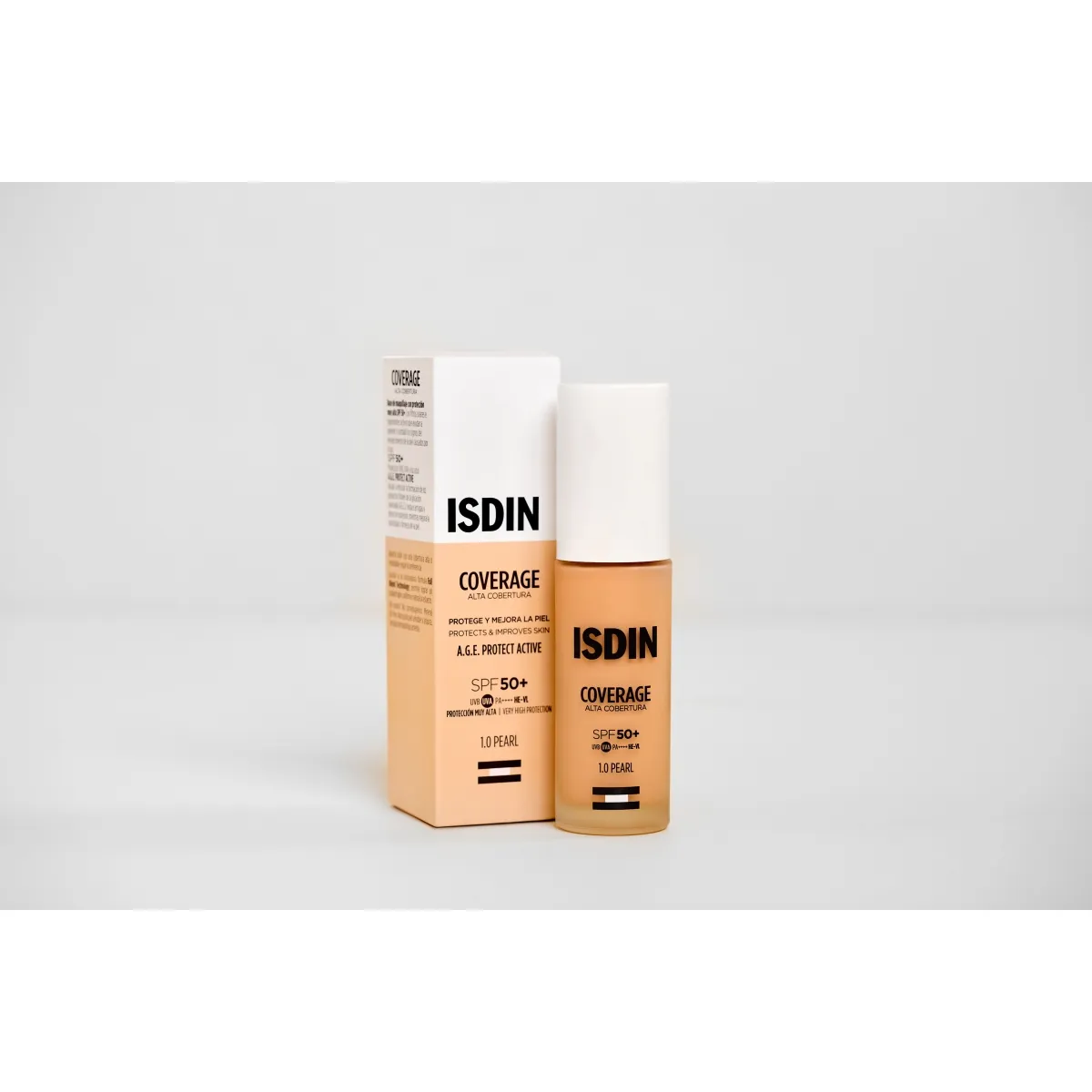 ISDIN JUMESTUSKREEM COVERAGE SPF50+ 30G 1.0 PEARL - Tootepilt 1