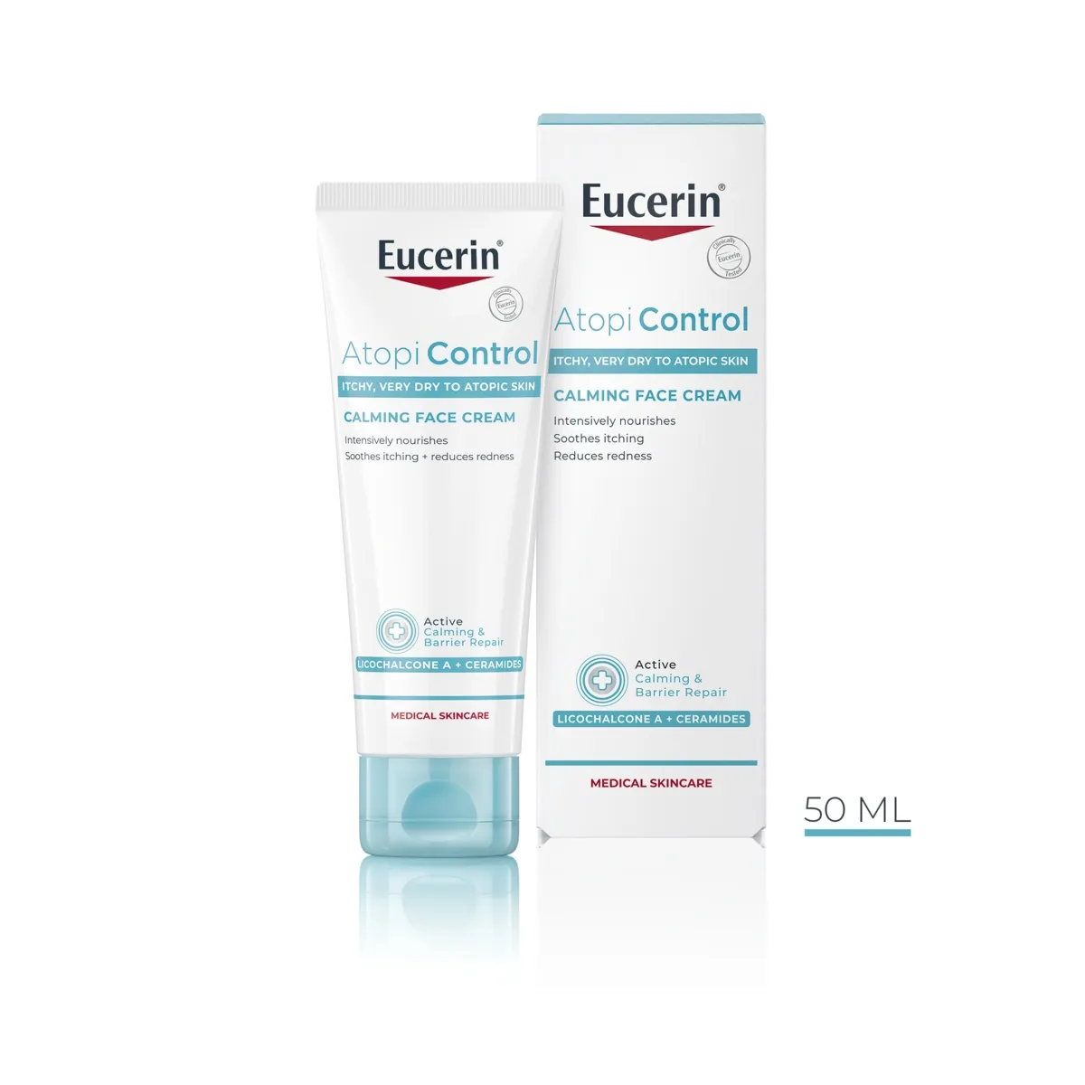 EUCERIN ATOPICONTROL NÄOHOOLDUSKREEM 50ML - Tootepilt