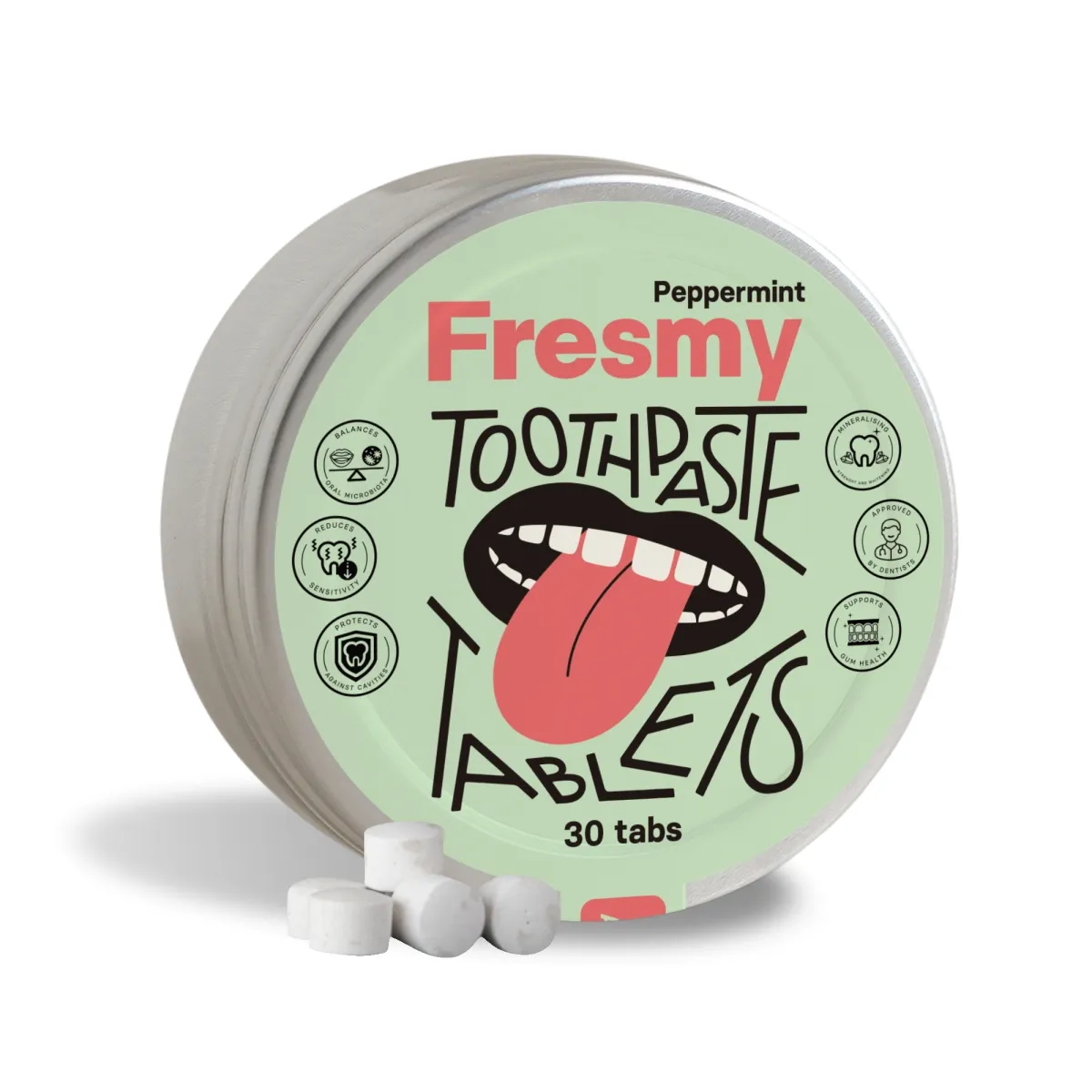 FRESMY HAMBAPESUTABLETID PIPARMÜNT N30 - Tootepilt