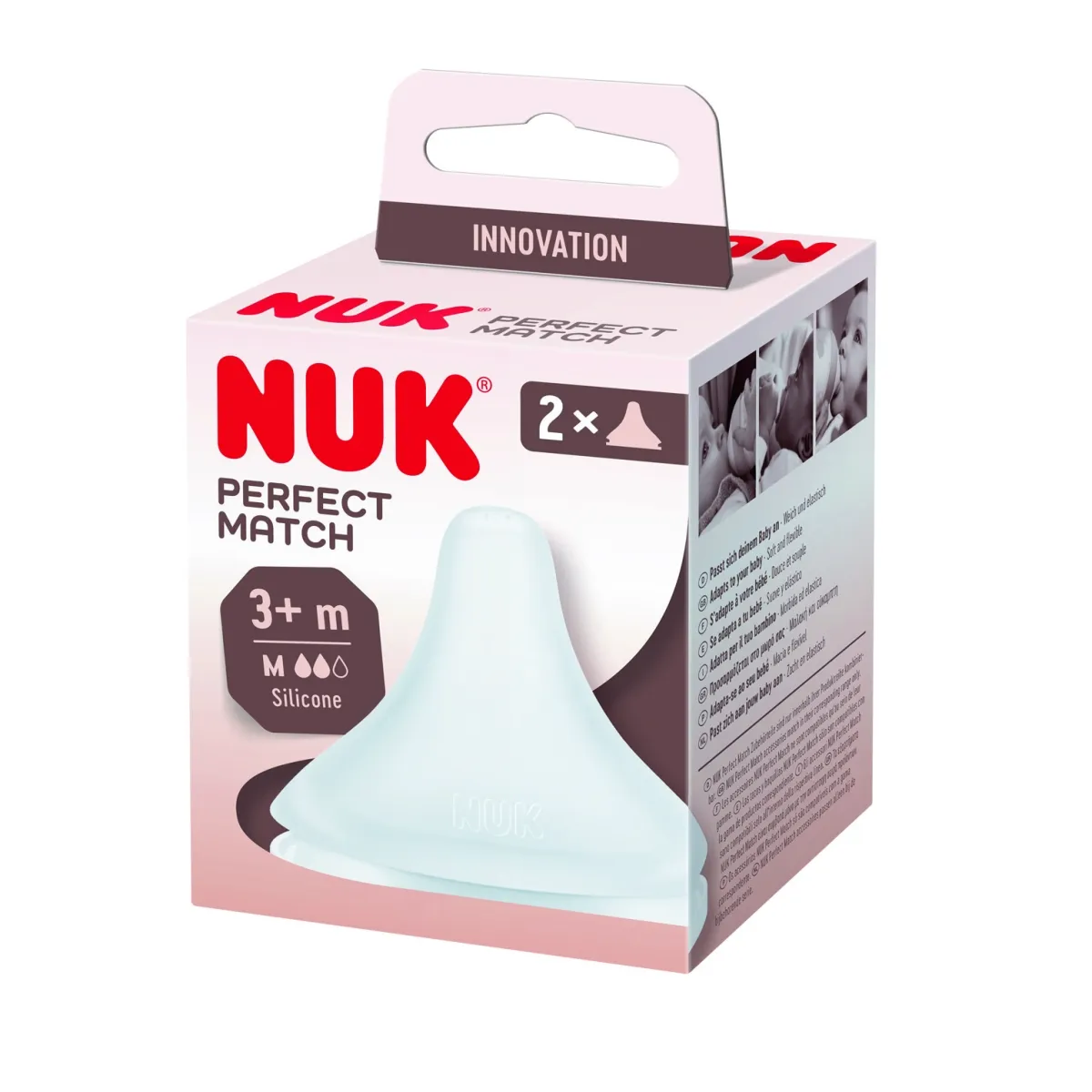 NUK PERFECT MATCH PUDELILUTT SILIK. M (3+KUUD) N2 - Tootepilt