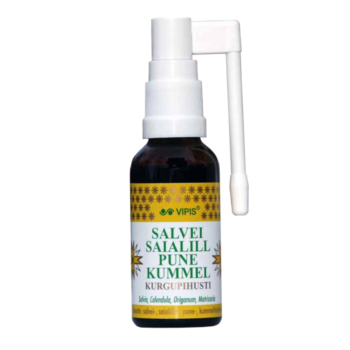 VIPIS SALVEI-SAIALILL-PUNE-KUMMEL KURGUPIHUSTI 30ML - Tootepilt