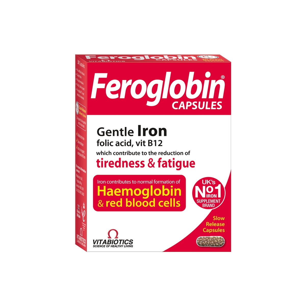 FEROGLOBIN B12 CAPS N30 - Tootepilt