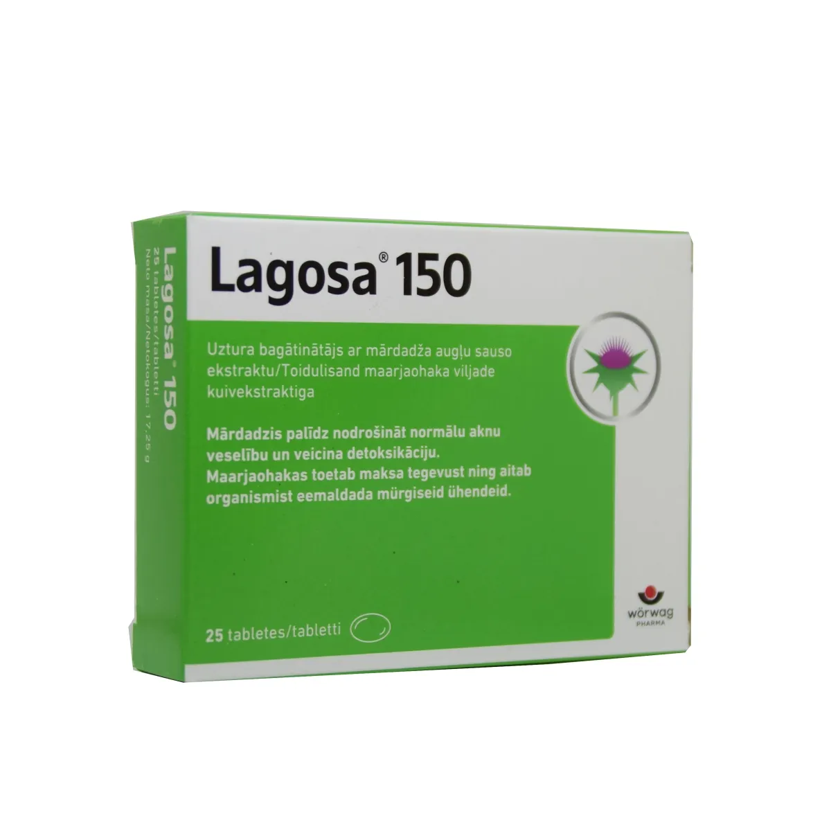 LAGOSA TBL 150MG N25 - Tootepilt