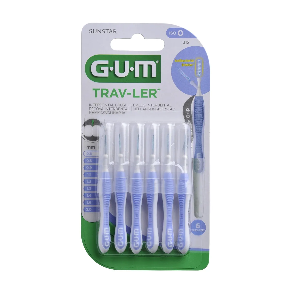 GUM HAMBAVAHEHARI TRAV-LER SILINDER 0,6MM N6 - Tootepilt