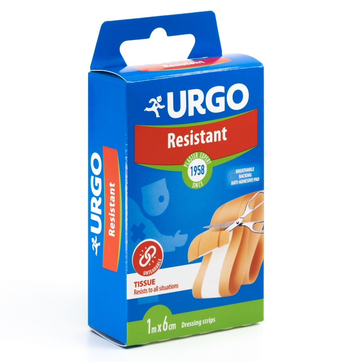 URGO PLAASTER RESISTANT 6CMX1M - Tootepilt