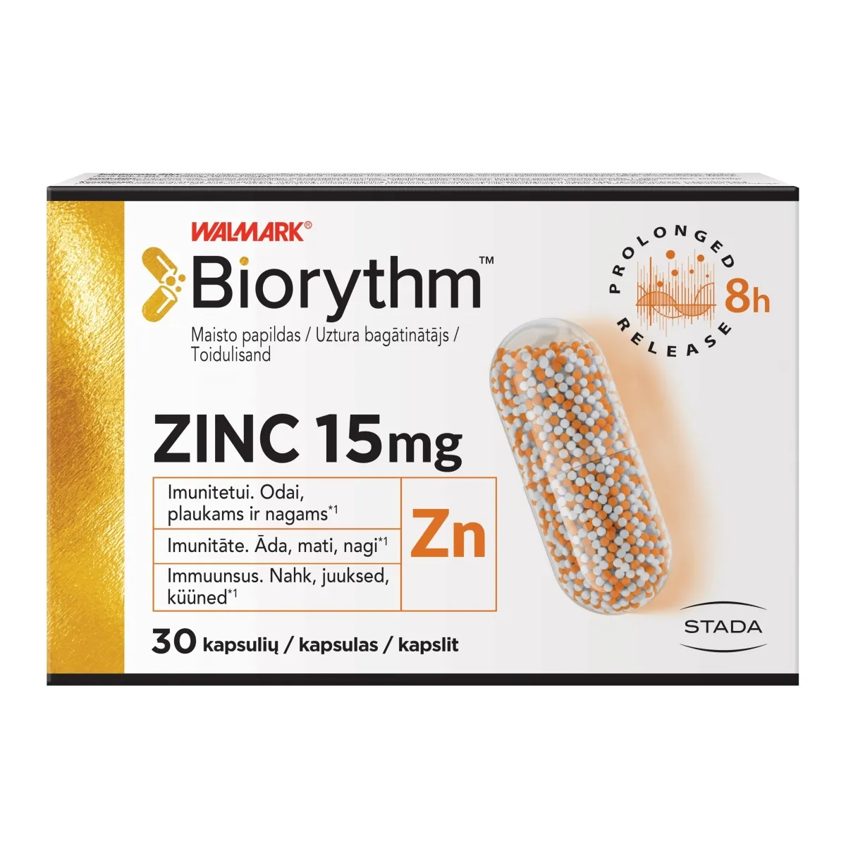 WALMARK BIORYTHM TSINK KAPSLID N30 - Tootepilt