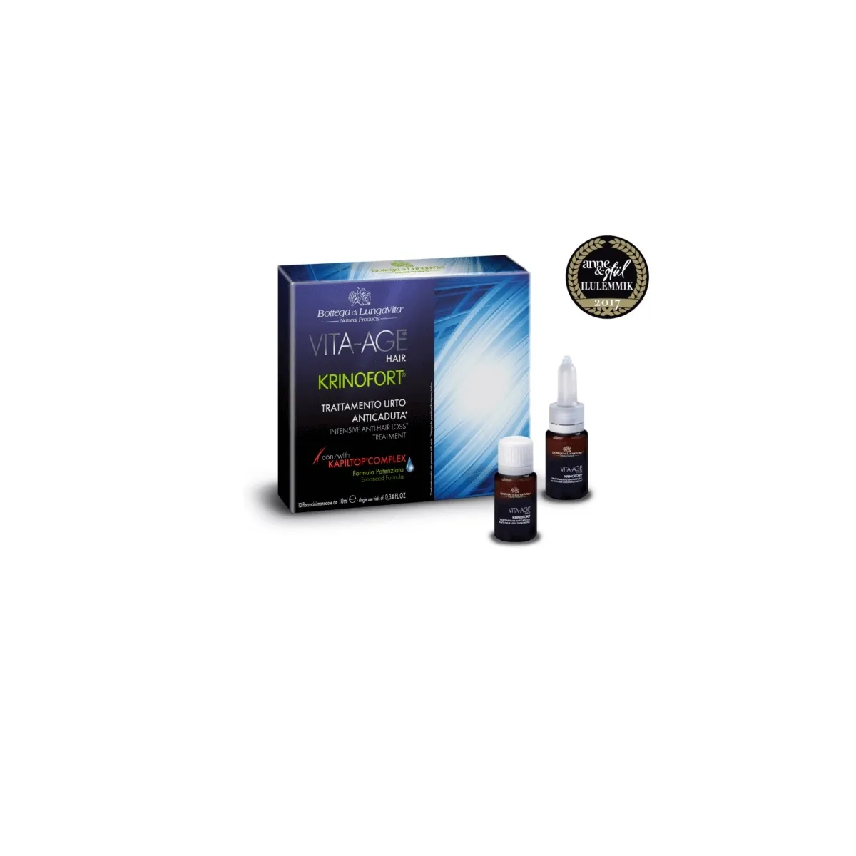VITA-AGE KRINOFORT AMPULLID JUUSTELE 10ML N10 - Tootepilt