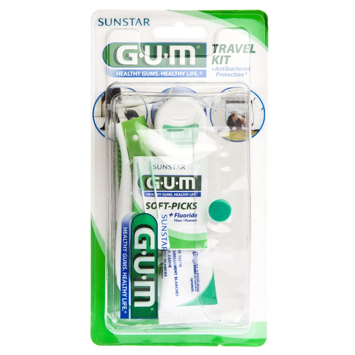 GUM REISIKOMPLEKT TRAVEL KIT - Tootepilt