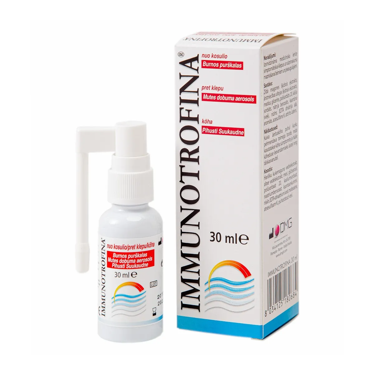 IMMUNOTROFINA KÖHA KURGUPIHUSTI 30ML - Tootepilt