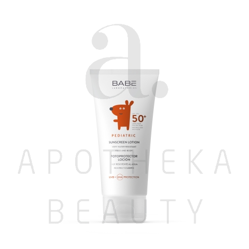 BABE PEDIATRIC PÄIKESEKAITSELOSJOON 50+ LASTELE 100ML