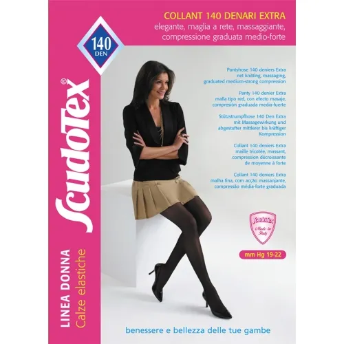SCUDOTEX SUKKPÜKSID 140DEN T3 NERO (S490/3)