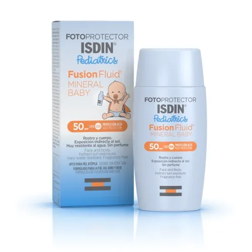 ISDIN SUN PÄIKESEKAITSEEMULSIOON MINERAL LASTELE SPF50 50ML