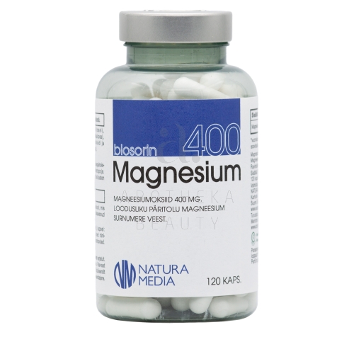 BIOSORIN MAGNEESIUM KAPSLID 400MG N120