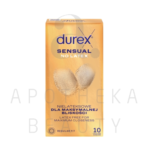 DUREX KONDOOMID SENSUAL NO LATEX  N10