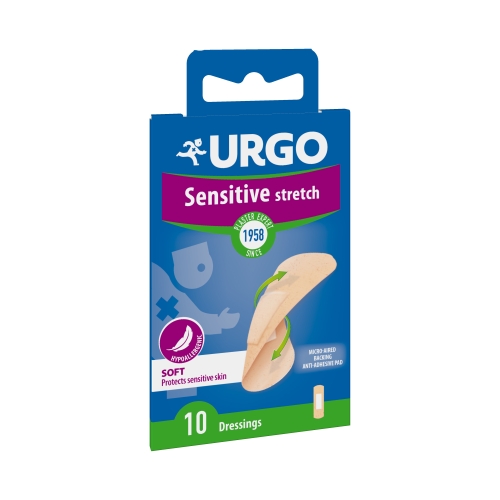 URGO PLAASTER SENSITIVE STRETCH (2X7,2CM) N10
