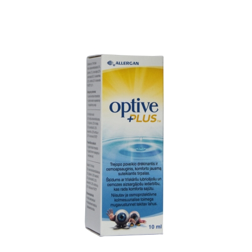 OPTIVE PLUS SILMATILGAD KOLMESUGUSE TOIMEGA 10ML