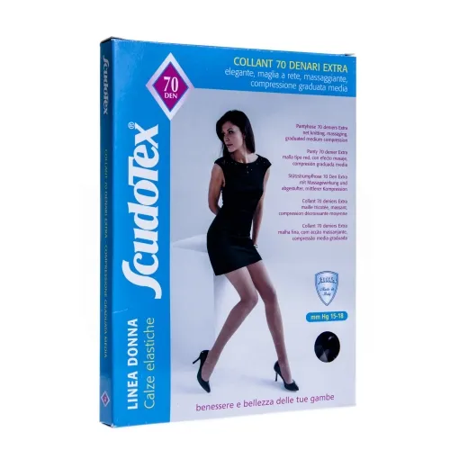 SCUDOTEX SUKKPÜKSID 70DEN T6 NERO (S470/6)
