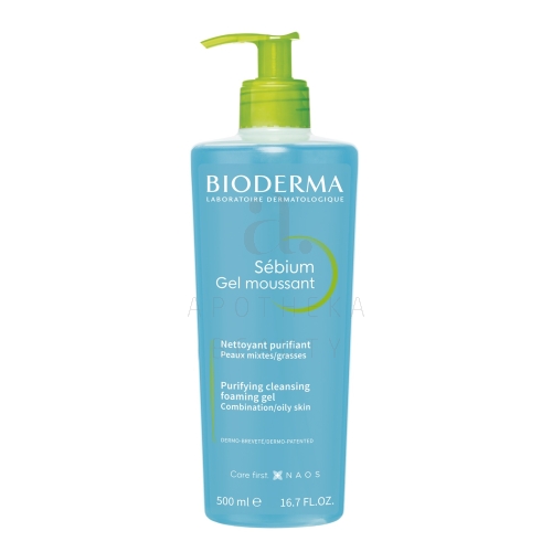 BIODERMA SEBIUM NÄOPUHASTUSE VAHTGEEL 500ML