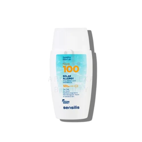 SENSILIS PÄIKESEKAITSEFLUID 100 ÜLIKERGE SPF50+ 40ML