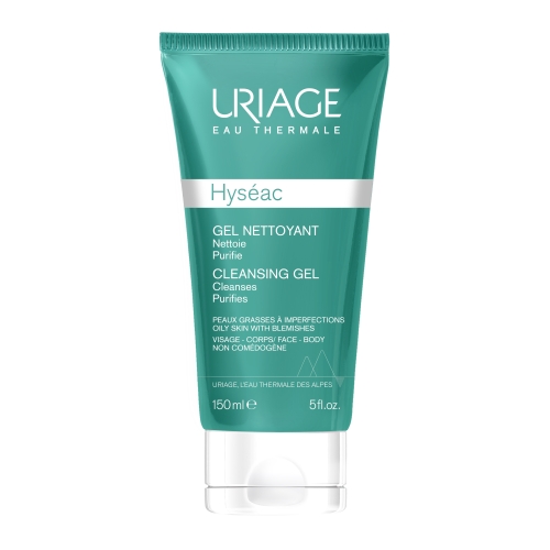 URIAGE HYSEAC PESUGEEL RASUSELE NAHALE NÄOLE JA KEHALE 150ML