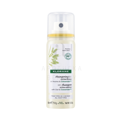 KLORANE KUIVSHAMPOON KAERAEKSTRAKTIGA 50ML