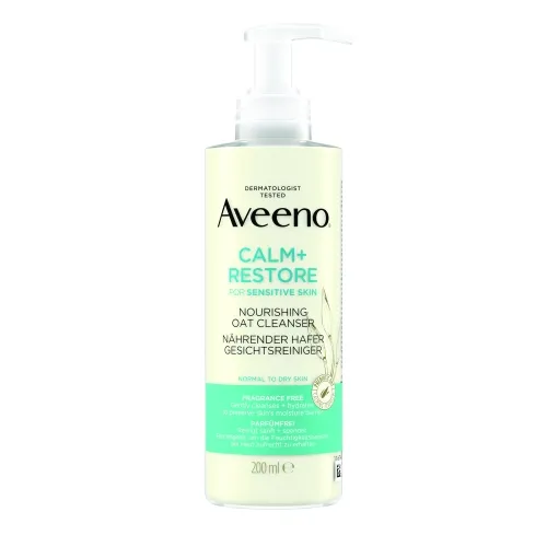 AVEENO CALM+RESTORE NÄOPUHASTUSGEEL 200ML